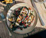 Beach Hut - restaurant - grilled aubergine