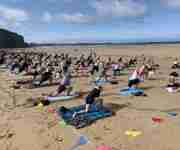 Silent Disco Yoga - Group - Active - Beach