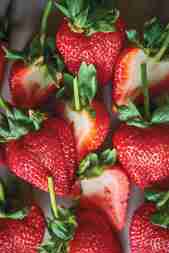 Image of strawberries close up
