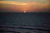 Sunset at Watergate Bay half way down