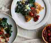 Anna Jones - Golden rosti with roast tomatoes and chilli chutney - Recipe