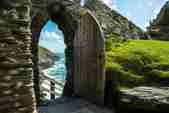Tintagel castle door 