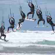 Kitesurf Jump Sequence
