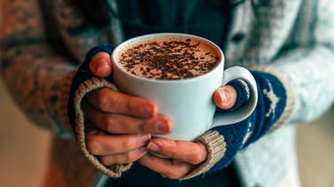 Christmas stargazy hot chocolate