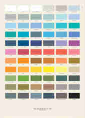 Colour's of St Ives colour chart