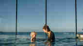 Families - Mother and toddler in the swimming pool