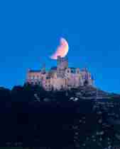 Photo of St Michaels Mount Lunar Eclipse by Aaron Jenkin
